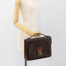 LOUIS VUITTON Monogram Monceau 28 Hand Bag M51185 LV Auth 181393-25