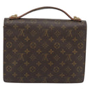 LOUIS VUITTON Monogram Monceau 28 Hand Bag M51185 LV Auth 181393-2