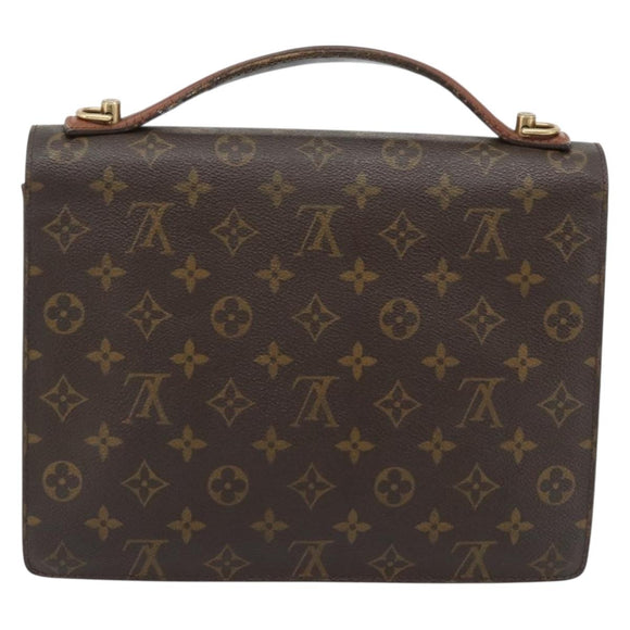 LOUIS VUITTON Monogram Monceau 28 Hand Bag M51185 LV Auth 181393