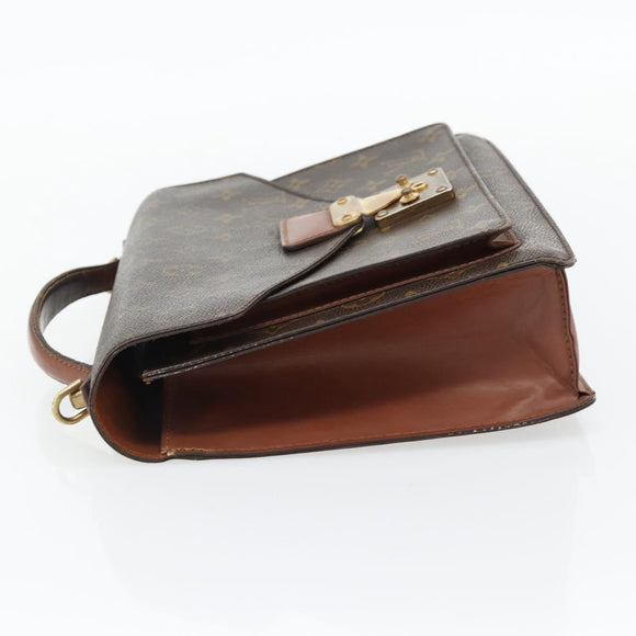 LOUIS VUITTON Monogram Monceau 28 Hand Bag M51185 LV Auth 181393