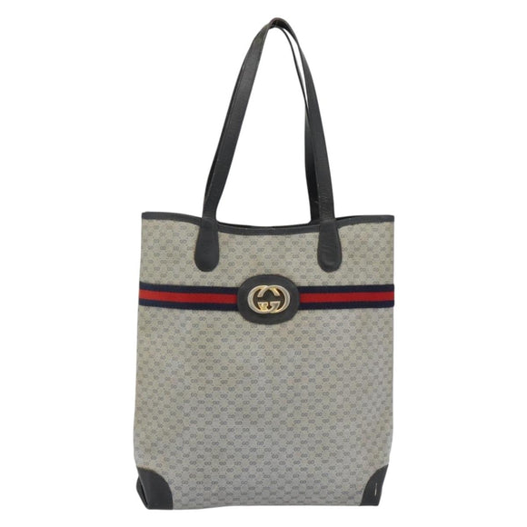 GUCCI Micro GG Supreme Sherry Line Tasche PVC Navy Gold 002 904 0131 Original 181396