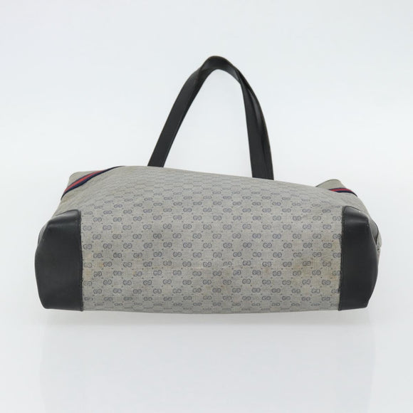 GUCCI Micro GG Supreme Sherry Line Tasche PVC Navy Gold 002 904 0131 Original 181396