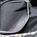 FENDI Zucchino Canvas Mamma Baguette Shoulder Bag Gray Silver Auth 181399V-22