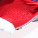 CELINE Circle Shoulder Bag Leather Purple Gold Auth 181402A-22
