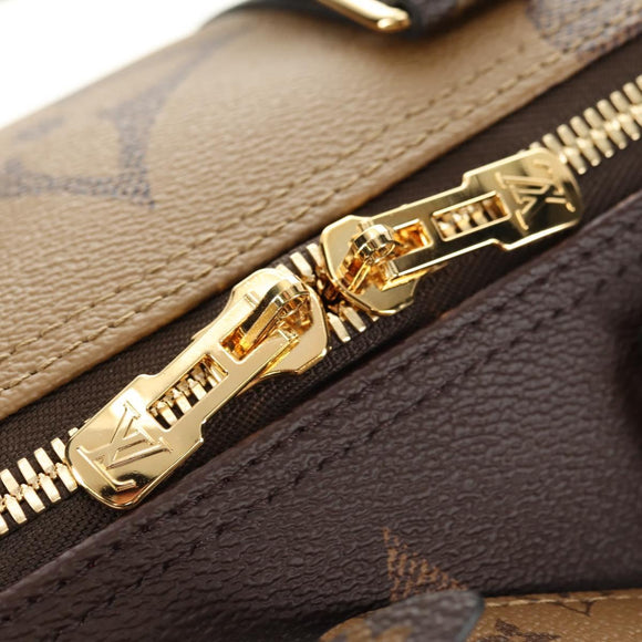LOUIS VUITTON Reverse Giant Keepall Bandouliere 45 Bag M47211 LV Auth 181403SM