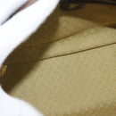 GUCCI GG Supreme Boston Tas PVC Beige Goud Auth 181404-11