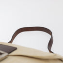 FENDI Zucca Canvas Mamma Baguette Shoulder Bag Ivory Silver Auth 181410A-14