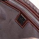 FENDI Zucca Canvas Mamma Baguette Shoulder Bag Ivory Silver Auth 181410A-22