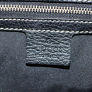 GUCCI GG Canvas Sherry Line Histeria Hand Bag Black Gold 186232 Auth 181412V-23