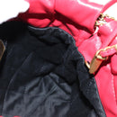 CHANEL Chain Chanel 22 Mini Bag Lamb Skin 2way Red Gold CC Auth 181415SM-22