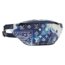 LOUIS VUITTON Monogram Bandana Discovery Bum Bag Blue M20587 LV Auth 181423SM-1