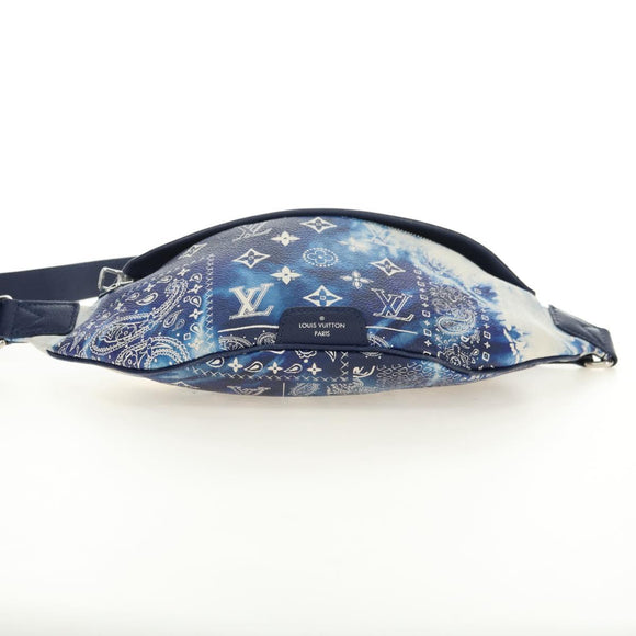 LOUIS VUITTON Monogram Bandana Discovery Bum Bag Blue M20587 LV Auth 181423SM