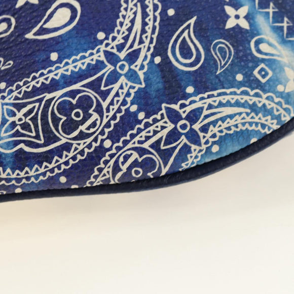 LOUIS VUITTON Monogram Bandana Discovery Bum Bag Blue M20587 LV Auth 181423SM