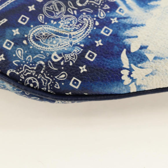 LOUIS VUITTON Monogram Bandana Discovery Bum Bag Blue M20587 LV Auth 181423SM