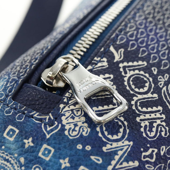 LOUIS VUITTON Monogram Bandana Discovery Bum Bag Blue M20587 LV Auth 181423SM
