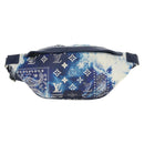 LOUIS VUITTON Monogram Bandana Discovery Bum Bag Blue M20587 LV Auth 181423SM-13