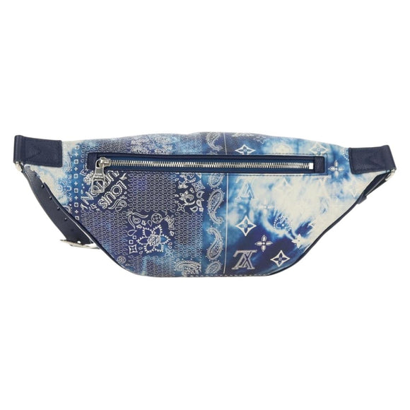 LOUIS VUITTON Monogram Bandana Discovery Bum Bag Blue M20587 LV Auth 181423SM