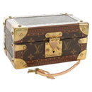 LOUIS VUITTON Monogram Coffretrezor 20 Jewelry Box Marron LV Auth 181425SM-1