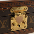 LOUIS VUITTON Monogram Coffretrezor 20 Jewelry Box Marron LV Auth 181425SM-12