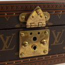LOUIS VUITTON Monogram Coffretrezor 20 Jewelry Box Marron LV Auth 181425SM-13