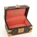 LOUIS VUITTON Monogram Coffretrezor 20 Jewelry Box Marron LV Auth 181425SM-14