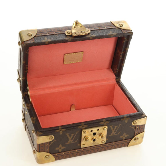 LOUIS VUITTON Monogram Coffretrezor 20 Sieradendoos Marron LV Auth 181425SM