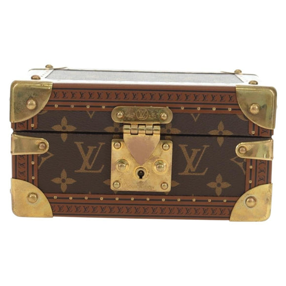 LOUIS VUITTON Monogram Coffretrezor 20 Jewelry Box Marron LV Auth 181425SM
