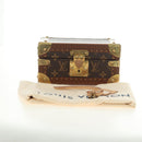 LOUIS VUITTON Monogram Coffretrezor 20 Jewelry Box Marron LV Auth 181425SM-23