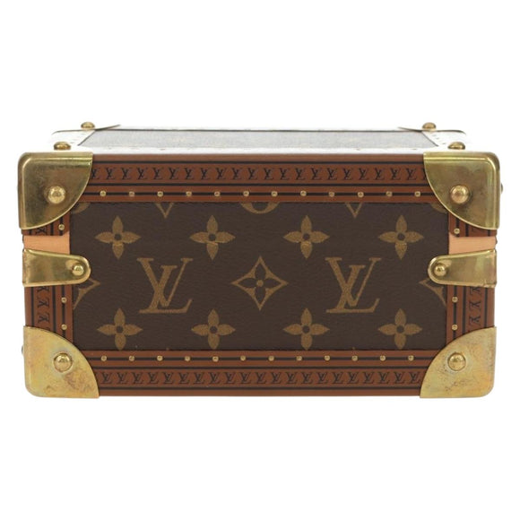 LOUIS VUITTON Monogram Coffretrezor 20 Jewelry Box Marron LV Auth 181425SM