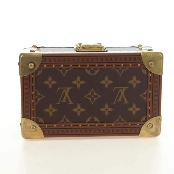 LOUIS VUITTON Monogram Coffretrezor 20 Jewelry Box Marron LV Auth 181425SM