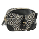 LOUIS VUITTON Monogram Jaguar Deauville MINI Bag Black M57205 LV Auth 181427M-1