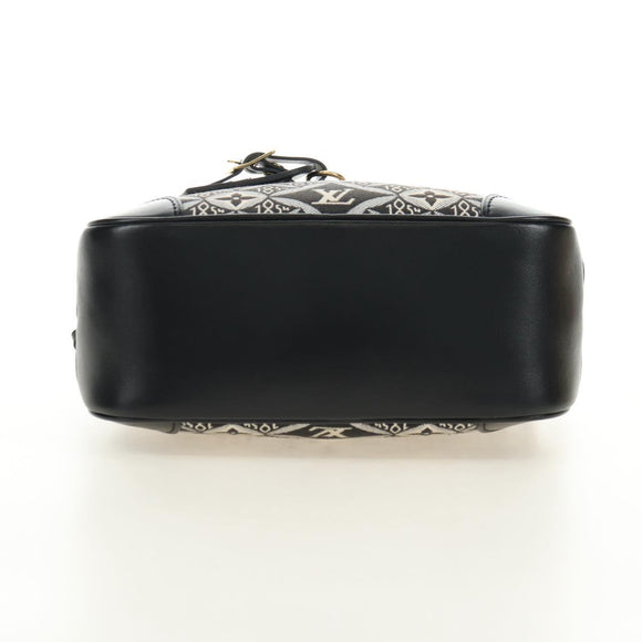 LOUIS VUITTON Monogram Jaguar Deauville MINI Bag Black M57205 LV Auth 181427M