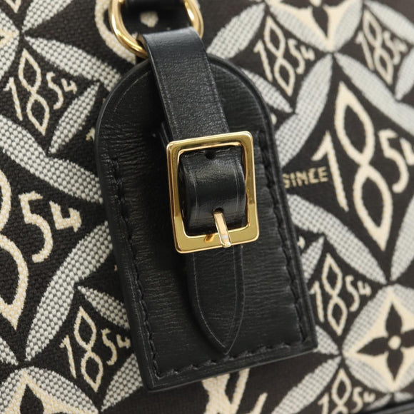 LOUIS VUITTON Monogram Jaguar Deauville MINI Bag Black M57205 LV Auth 181427M