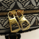 LOUIS VUITTON Monogram Jaguar Deauville MINI Bag Black M57205 LV Auth 181427M-9