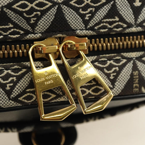 LOUIS VUITTON Monogram Jaguar Deauville MINI Bag Black M57205 LV Auth 181427M