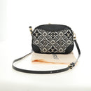 LOUIS VUITTON Monogram Jaguar Deauville MINI Bag Black M57205 LV Auth 181427M-12
