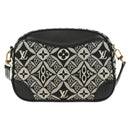 LOUIS VUITTON Monogram Jaguar Deauville MINI Bag Black M57205 LV Auth 181427M-2