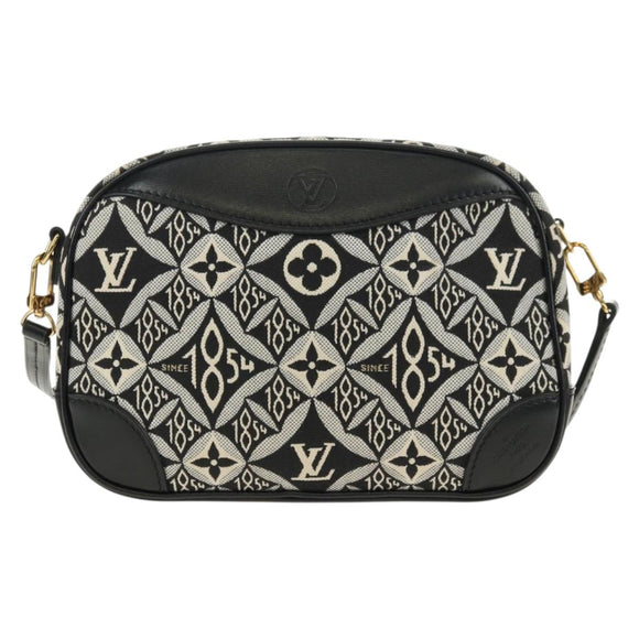 LOUIS VUITTON Monogram Jaguar Deauville MINI Bag Black M57205 LV Auth 181427M