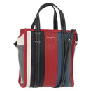BALENCIAGA Bazaar Shopper XS Bag Leather 2way Multicolor 452458 Auth 181432A-1