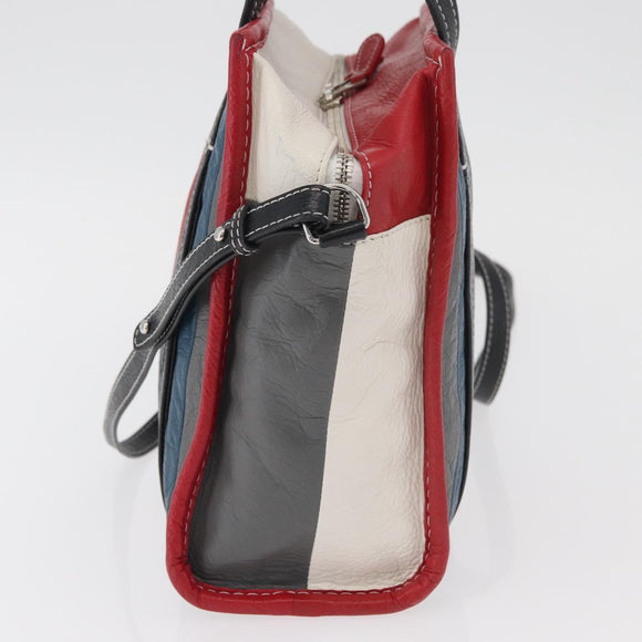BALENCIAGA Bazaar Shopper XS Bag Leather 2way Multicolor 452458 Auth 181432A