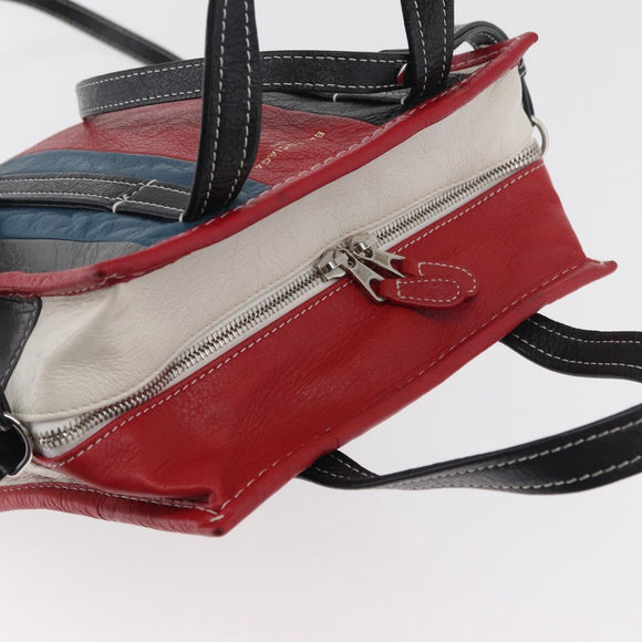 BALENCIAGA Bazaar Shopper XS Bag Leather 2way Multicolor 452458 Auth 181432A