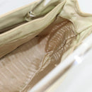 PRADA Hand Bag Nylon Ivory Silver Auth 181436-18