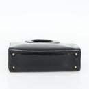 Christian Dior Hand Bag Patent leather Black Gold Auth 181437A-5