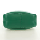 PRADA Hand Bag Leather 2way Green Silver Auth 181442SM-5