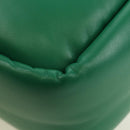 PRADA Hand Bag Leather 2way Green Silver Auth 181442SM-17