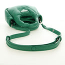 PRADA Hand Bag Leather 2way Green Silver Auth 181442SM-8