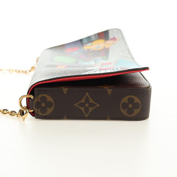 LOUIS VUITTON Monogram Vivienne Pochette Felice Shoulder Bag LV Auth 181444SAM