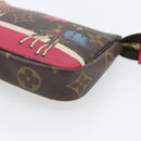 LOUIS VUITTON Monogram Giraffe Mini Pochette Pouch M62087 LV Auth 181445V-9