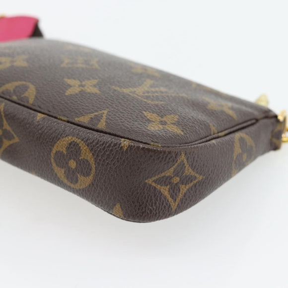 LOUIS VUITTON Monogram Giraffe Mini Pochette Pouch M62087 LV Auth 181445V