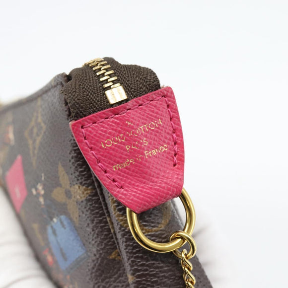LOUIS VUITTON Monogram Giraffe Mini Pochette Pouch M62087 LV Auth 181445V